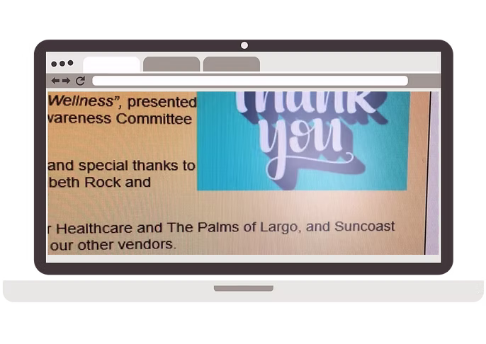 Webinar thank-you slide shown to the Users Group